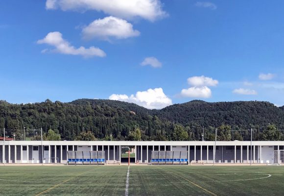Vestidors de la zona esportiva de Sant Julià de Vilatorta