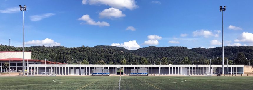 Vestidors de la zona esportiva de Sant Julià de Vilatorta